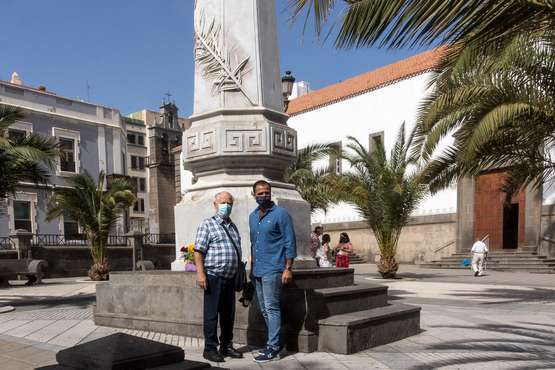 Ofrenda floral a Cristóbal Colón/José Francisco Fernández Belda.
